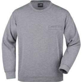 James & Nicholson Sweatshirt with Breastpocket