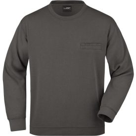 James & Nicholson Sweatshirt with Breastpocket