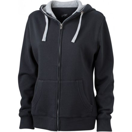 James & Nicholson Ladies' Lifestyle Hooded Sweat Jacket