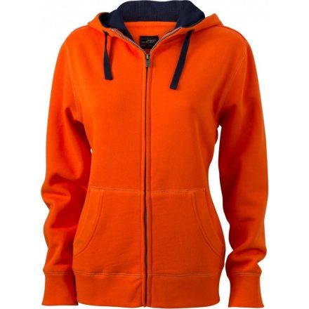 James & Nicholson Ladies' Lifestyle Hooded Sweat Jacket