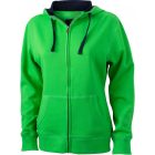 James & Nicholson Ladies' Lifestyle Hooded Sweat Jacket