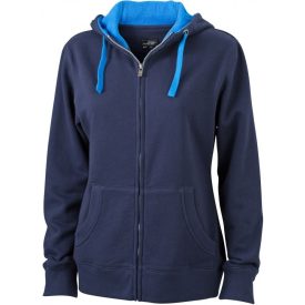 James & Nicholson Ladies' Lifestyle Hooded Sweat Jacket