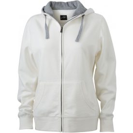 James & Nicholson Ladies' Lifestyle Hooded Sweat Jacket
