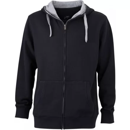 James & Nicholson Men's Lifestyle Hooded Sweat Jacket