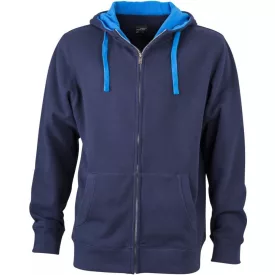 James & Nicholson Men's Lifestyle Hooded Sweat Jacket
