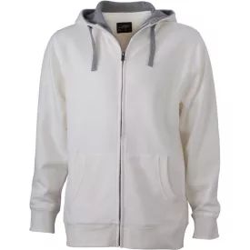 James & Nicholson Men's Lifestyle Hooded Sweat Jacket