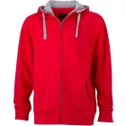 James & Nicholson Men's Lifestyle Hooded Sweat Jacket