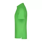 James&Nicholson galléros póló Plain Piqué 195 lime-fehér