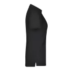 James&Nicholson női galléros póló Plain Piqué 195 fekete-fehér