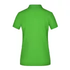 James&Nicholson női galléros póló Plain Piqué 195 lime-fehér