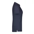 James&Nicholson női galléros póló Plain Piqué 195 tengerkék-piros-fehér