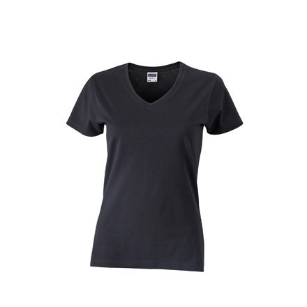 James & Nicholson Ladies' Slim Fit T-Shirt with V-Neck