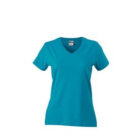 James & Nicholson Ladies' Slim Fit T-Shirt with V-Neck