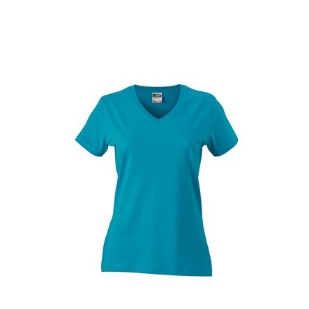 James & Nicholson Ladies' Slim Fit T-Shirt with V-Neck