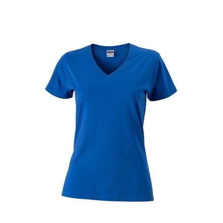 James & Nicholson Ladies' Slim Fit T-Shirt with V-Neck