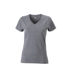 James & Nicholson Ladies' Slim Fit T-Shirt with V-Neck