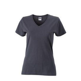 James & Nicholson Ladies' Slim Fit T-Shirt with V-Neck
