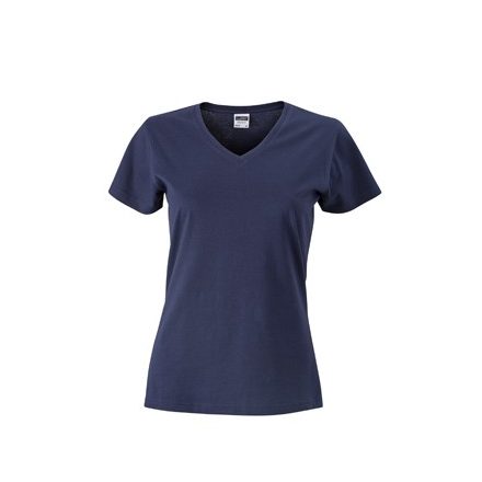 James & Nicholson Ladies' Slim Fit T-Shirt with V-Neck