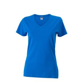 James & Nicholson Ladies' Slim Fit T-Shirt with V-Neck