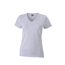 James & Nicholson Ladies' Slim Fit T-Shirt with V-Neck