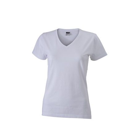 James & Nicholson Ladies' Slim Fit T-Shirt with V-Neck