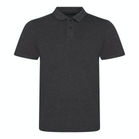   AWDis galléros póló Tri-Blend 200 melírozott sötétszürke