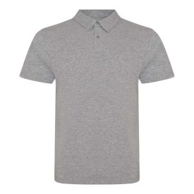 AWDis galléros póló Tri-Blend 200 melírozott szürke