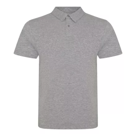 AWDis galléros póló Tri-Blend 200 melírozott szürke