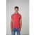 AWDis galléros póló Tri-Blend 200 melírozott piros