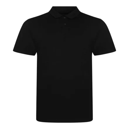 AWDis galléros póló Tri-Blend 200 fekete