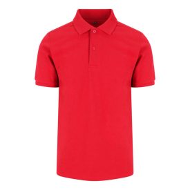 AWDis galléros póló Stretch 200 piros