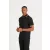 AWDis galléros póló Stretch Tipped 200 fekete-sárga