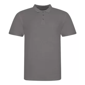 AWDis galléros póló The 100 180 ébenszürke