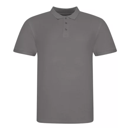 AWDis galléros póló The 100 180 ébenszürke