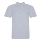 AWDis galléros póló The 100 180 melírozott szürke