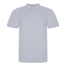 AWDis galléros póló The 100 180 melírozott szürke