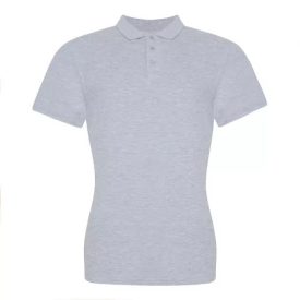 AWDis női galléros póló The 100 180 melírozott szürke