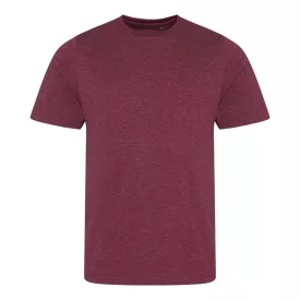 AWDis póló Tri-Blend 160 melírozott bordó