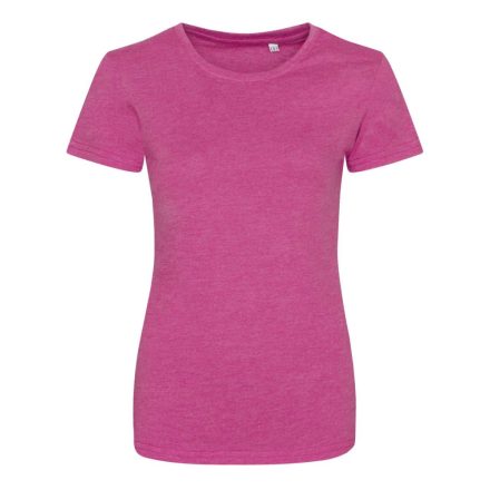 AWDis női póló Tri-Blend 160 melírozott pink