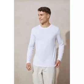 AWDis hosszú ujjú póló Tri-Blend 160 fehér
