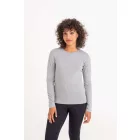 AWDis női hosszú ujjú póló Tri-Blend 160 melírozott szürke