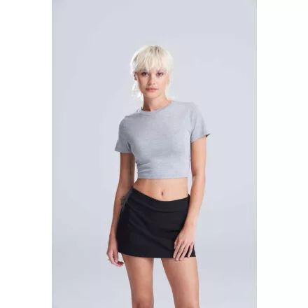 AWDis női póló Tri-Blend 160 melírozott szürke