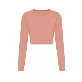 AWDis hosszú ujjú póló Crop Tri-Blend 160 poros pink