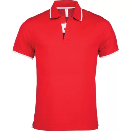 Kariban Men's Contrast Piqué Polo