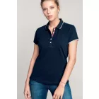 Kariban Ladies' Contrast Piqué Polo