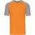 Kariban póló Baseball T 165 narancssárga-világosszürke