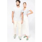 Kariban póló V-Neck T 180 melírozott hamuszürke