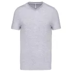 Kariban póló V-Neck T 180 világosszürke