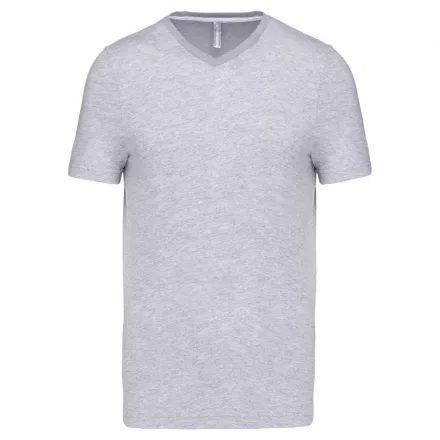 Kariban póló V-Neck T 180 világosszürke