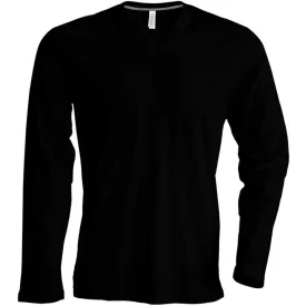 Kariban Men's V-Neck T-Shirt longsleeve